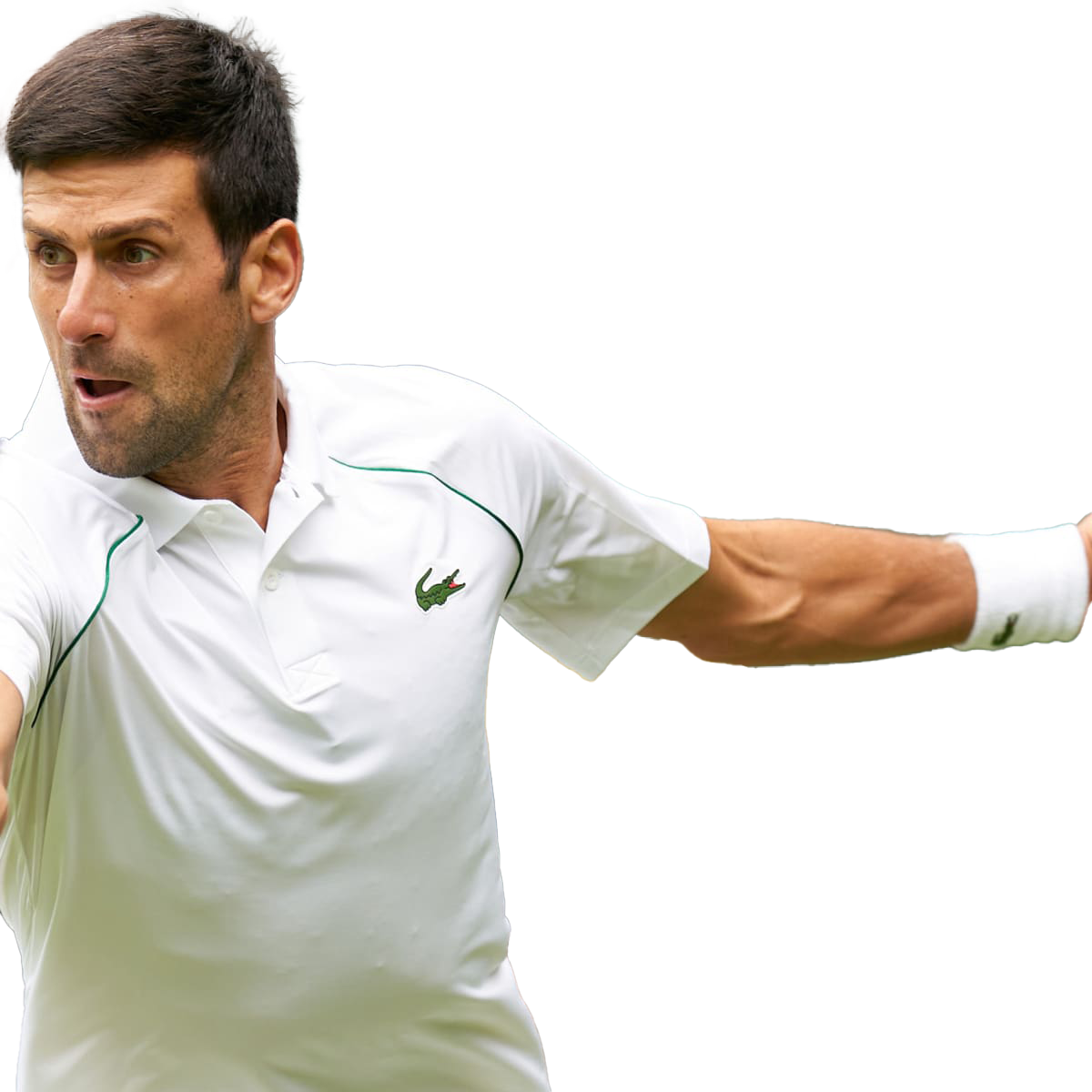 Tennis Player Forehand Action Shot PNG Image