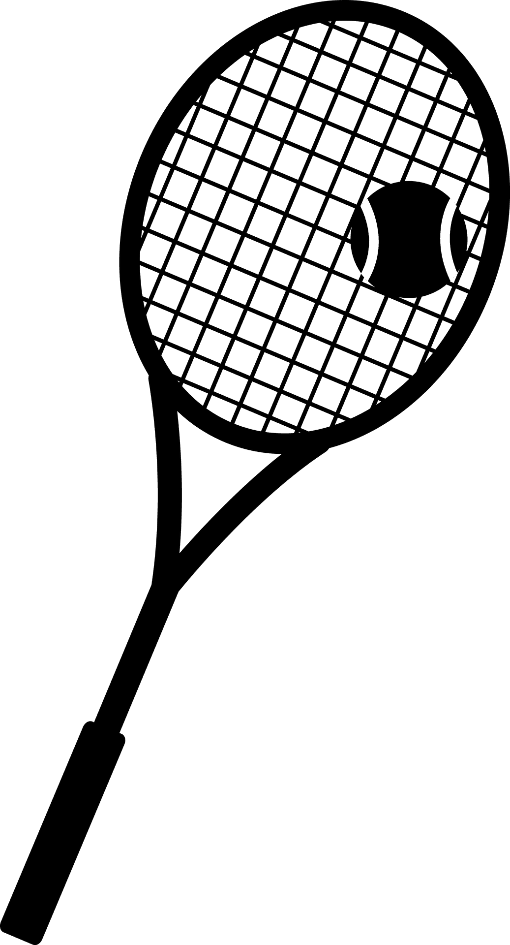 Tennis Racket Cartoon Eyes PNG Image