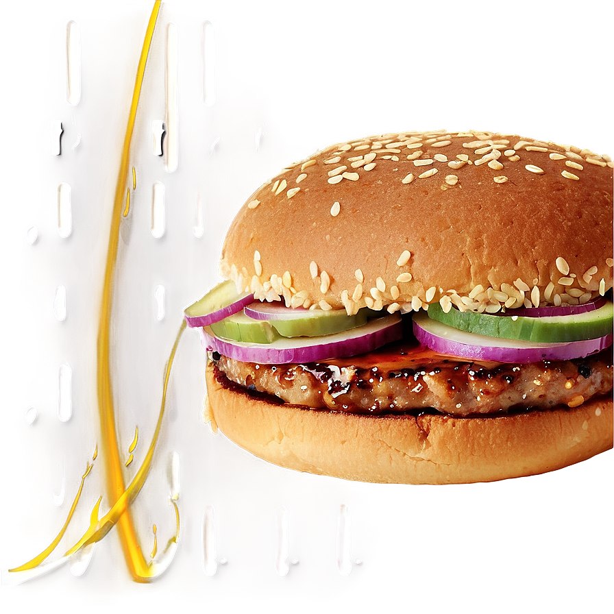 Teriyaki Burger Png Pvh PNG Image