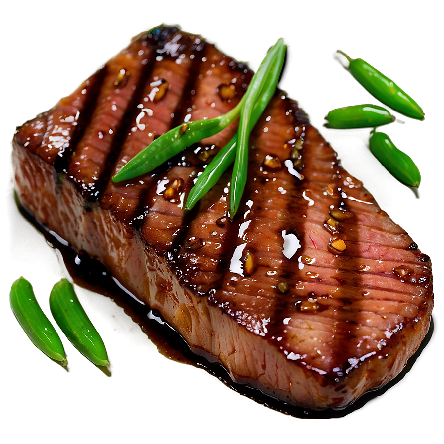 Teriyaki Glazed Steak Png Env PNG Image