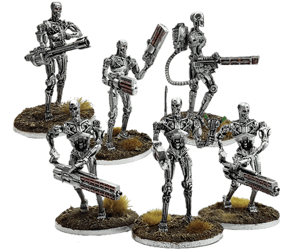 Terminator Miniature Models PNG Image