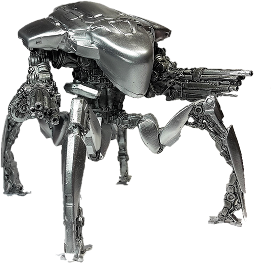 Terminator Robot Profile PNG Image