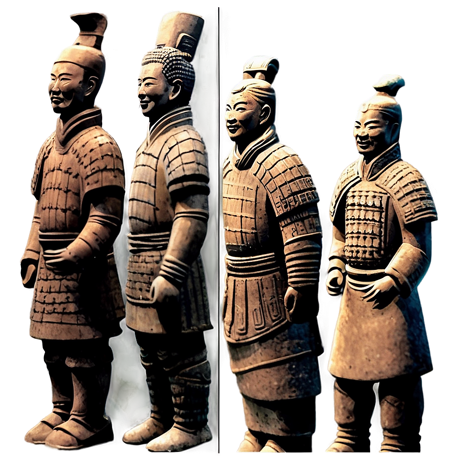 Terracotta Army Warriors Png Hby30 PNG Image