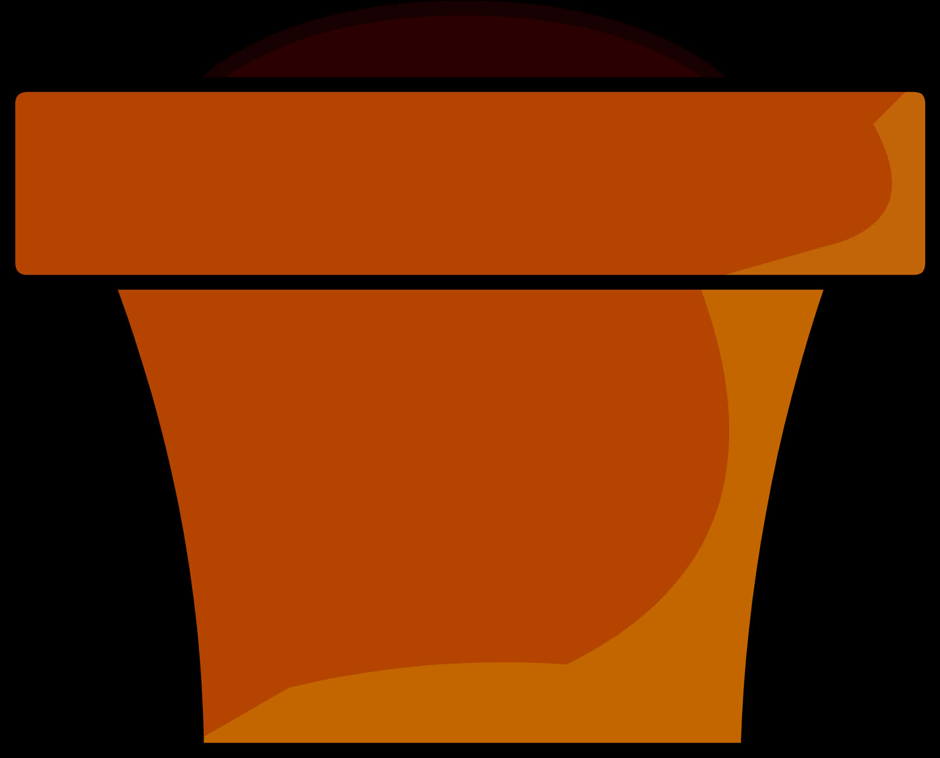 Terracotta Flower Pot Vector PNG Image