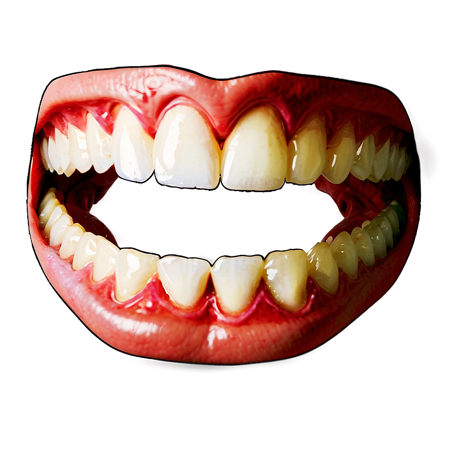 Terrifying Mouth Image Png Sjl98 PNG Image