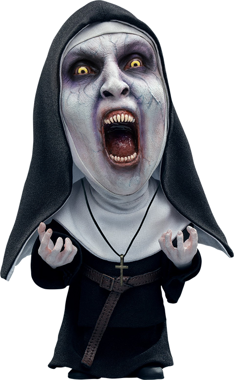 Terrifying Nun Figure PNG Image