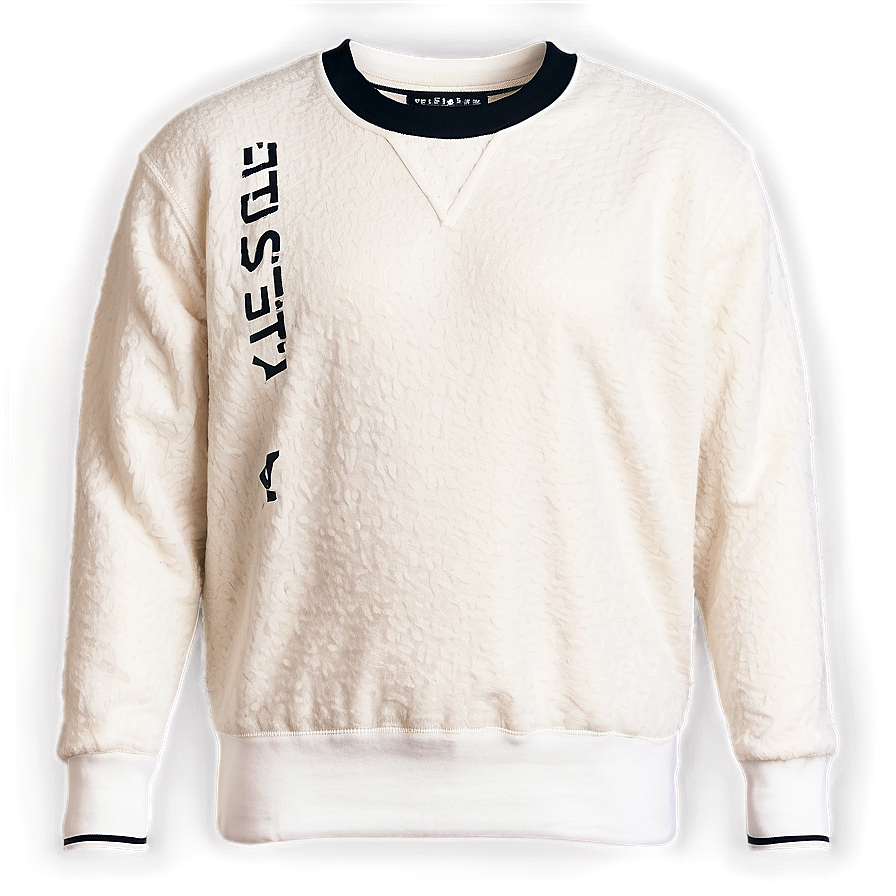 Terry Cloth Crewneck Pullover Png 06272024 PNG Image