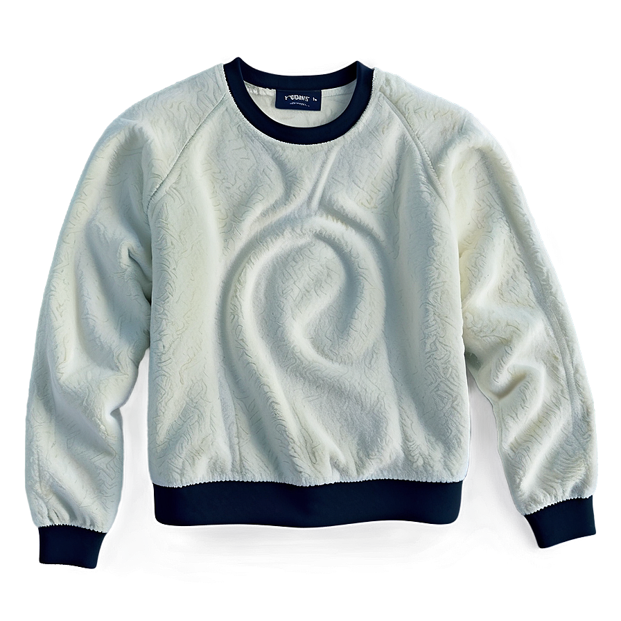 Terry Cloth Crewneck Pullover Png Yho PNG Image