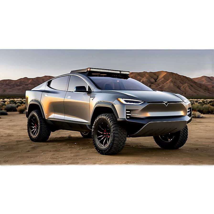 Tesla Cybertruck Tailgate Party Png Pld31 PNG Image