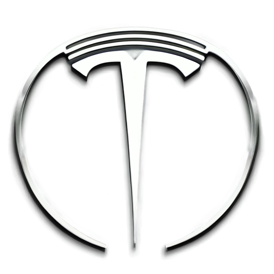 Tesla Logo Silhouette Png Voo PNG Image