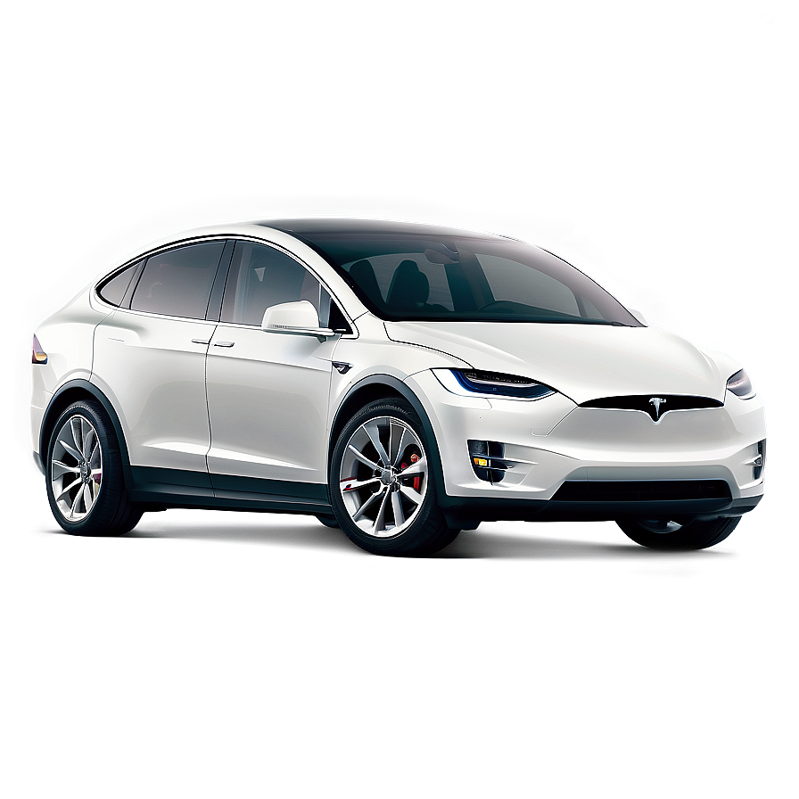 Tesla Model X In Snow Png Hhy1 PNG Image