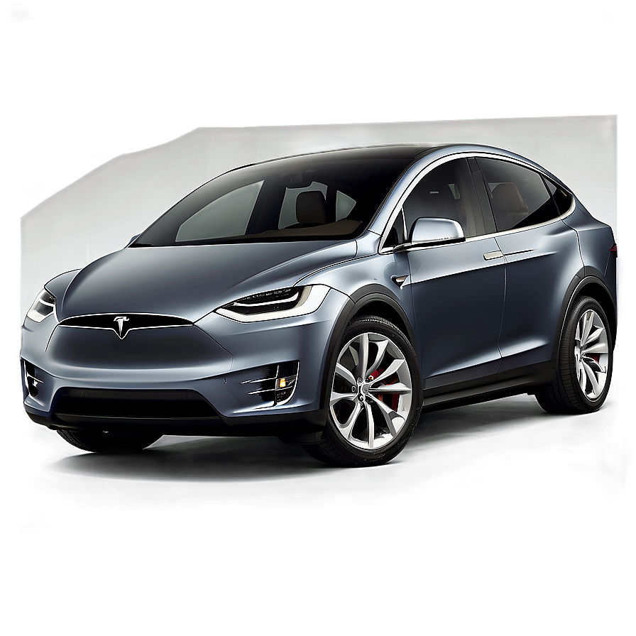 Tesla Model X Long Range Plus Png Yvd66 PNG Image