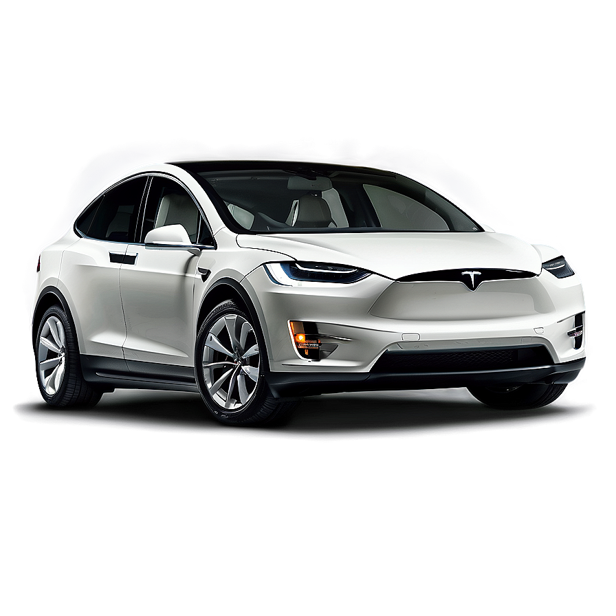 Tesla Model X On Road Png 06282024 PNG Image