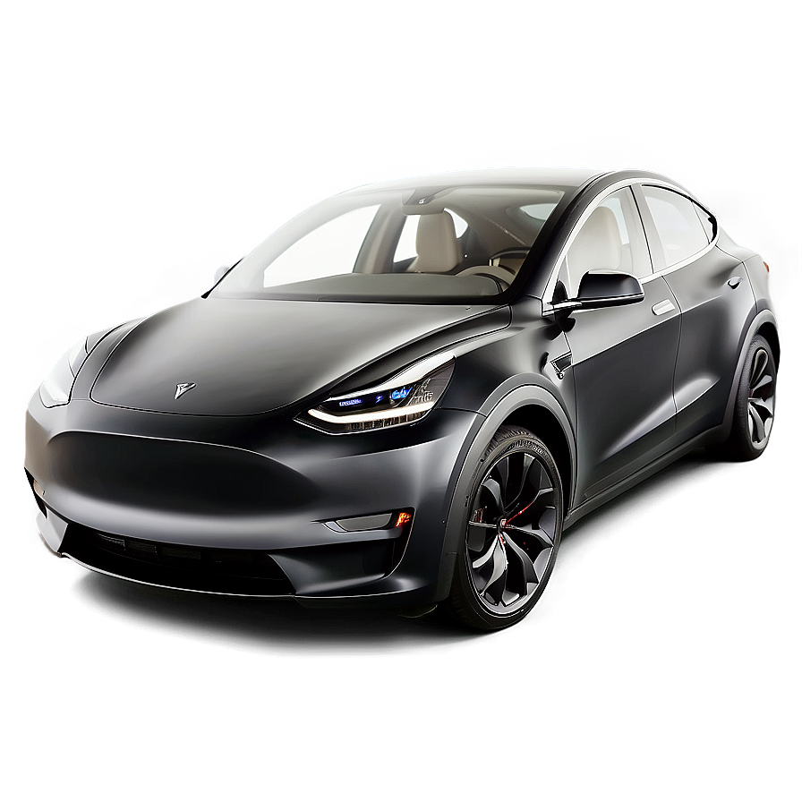 Tesla Model Y Matte Black Png 60 PNG Image