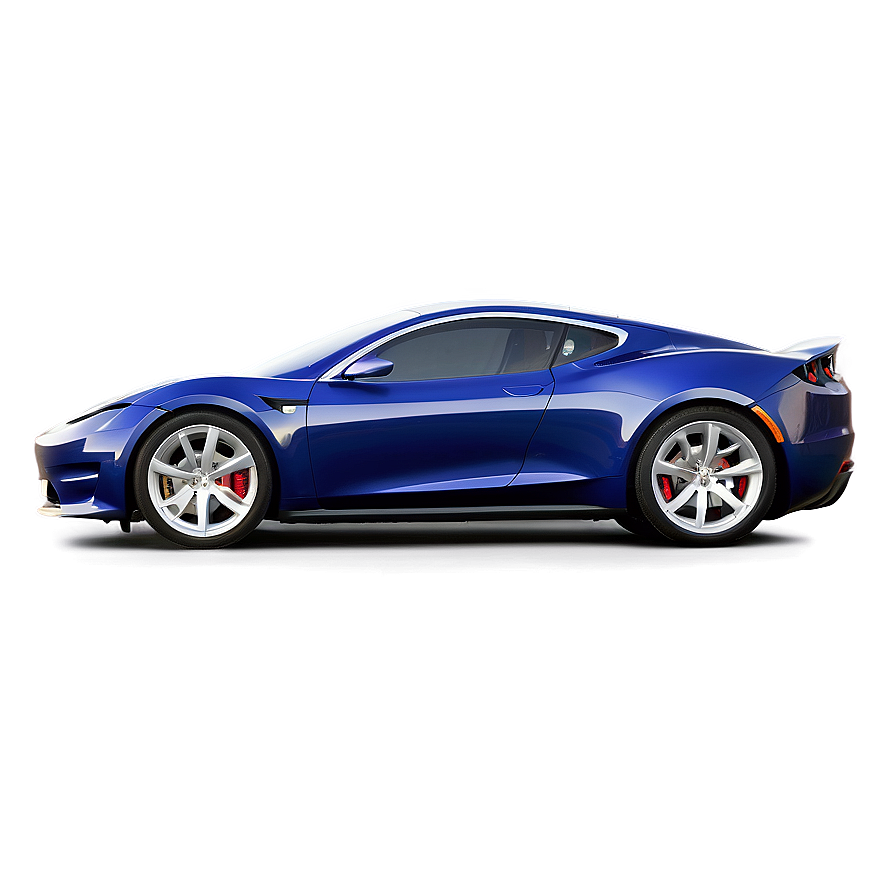 Tesla Roadster In Rainy Weather Png Cxg68 PNG Image