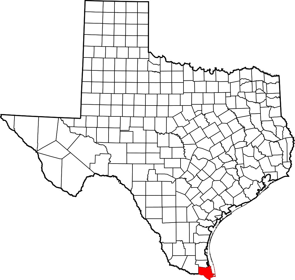 Texas Counties Outline Map PNG Image