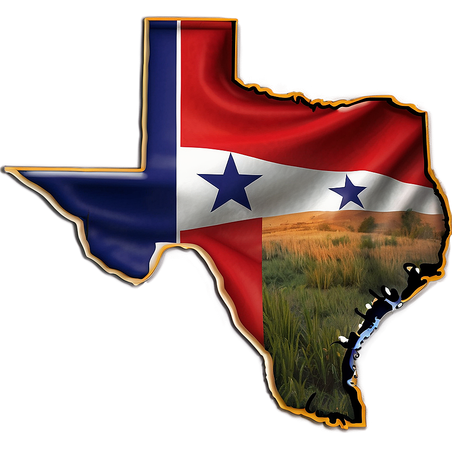 Texas Geographic Outline Png Cok55 PNG Image