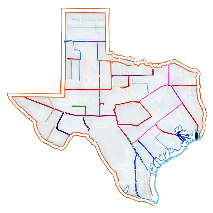 Texas Outline Map Png Hvv51 PNG Image