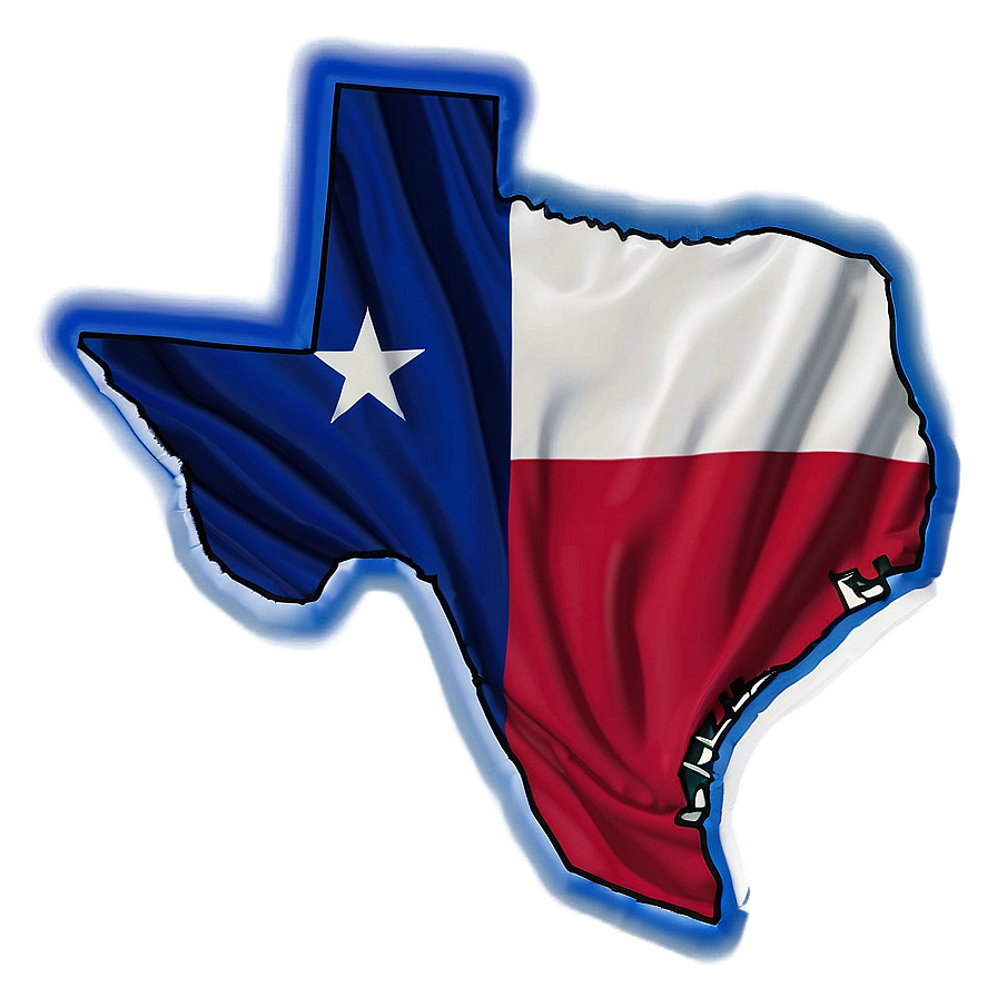 Texas Outline Map Png Mhx PNG Image