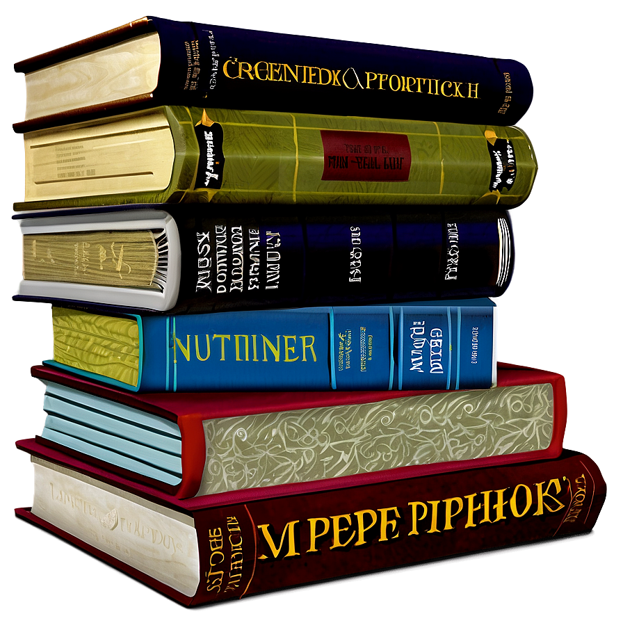 Textbooks Stack Png Qvo46 PNG Image