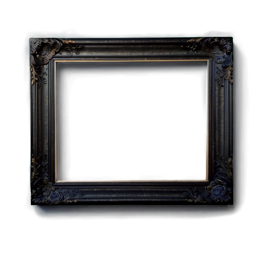 Textured Black Frame Png 98 PNG Image