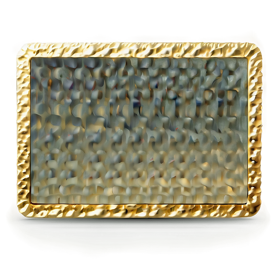 Textured Gold Rectangle Png 06272024 PNG Image