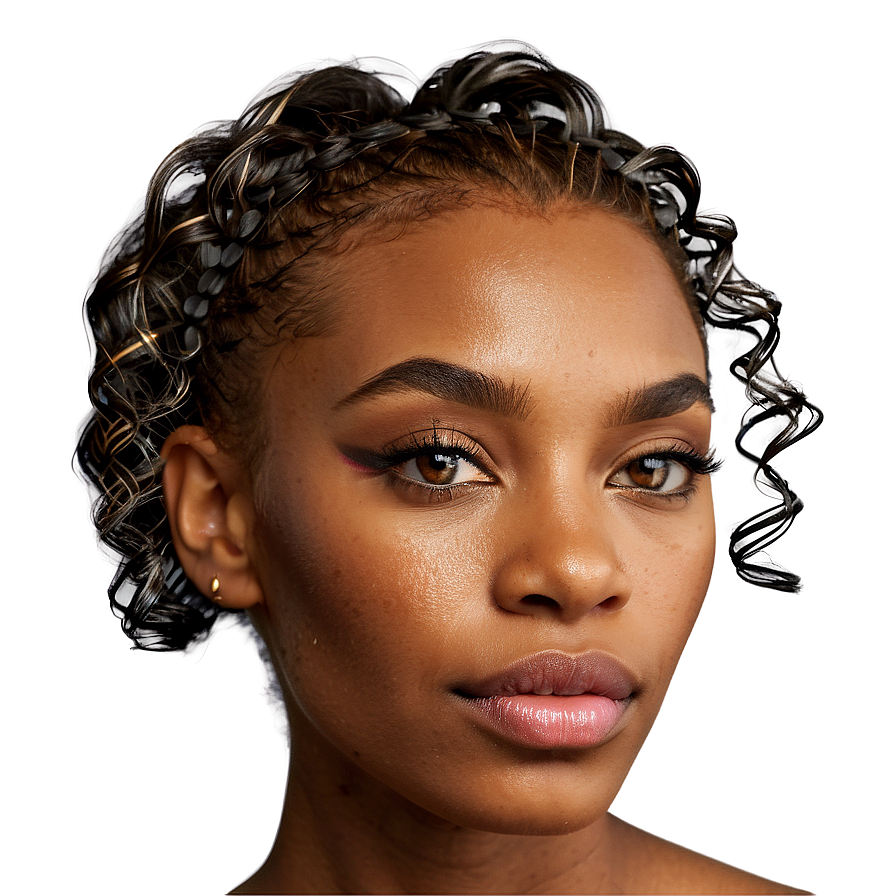 Textured Hair Edges Png Tgj PNG Image