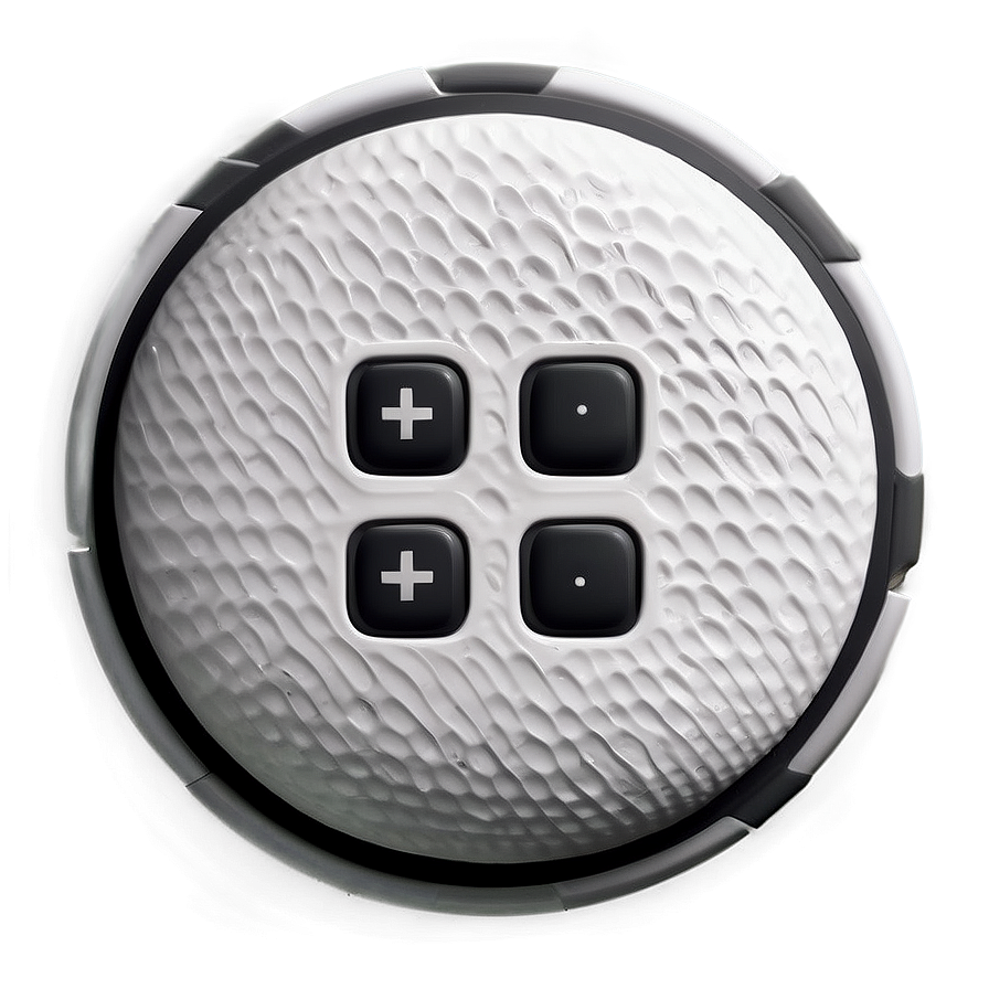 Textured White Button Png Cee6 PNG Image