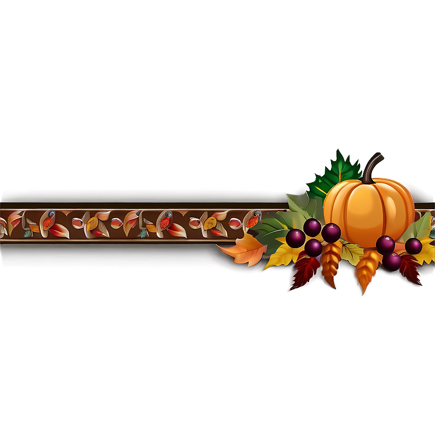 Thanksgiving Border Png Yih PNG Image