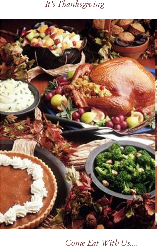 Thanksgiving Dinner Spread.jpg PNG Image