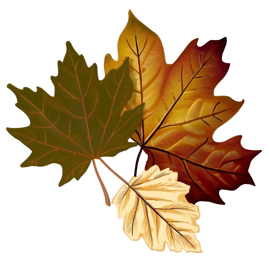 Thanksgiving Fall Leaves Png 69 PNG Image