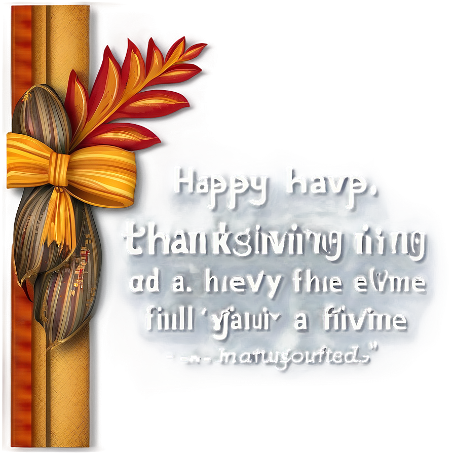 Thanksgiving Quote Border Png Hfx17 PNG Image