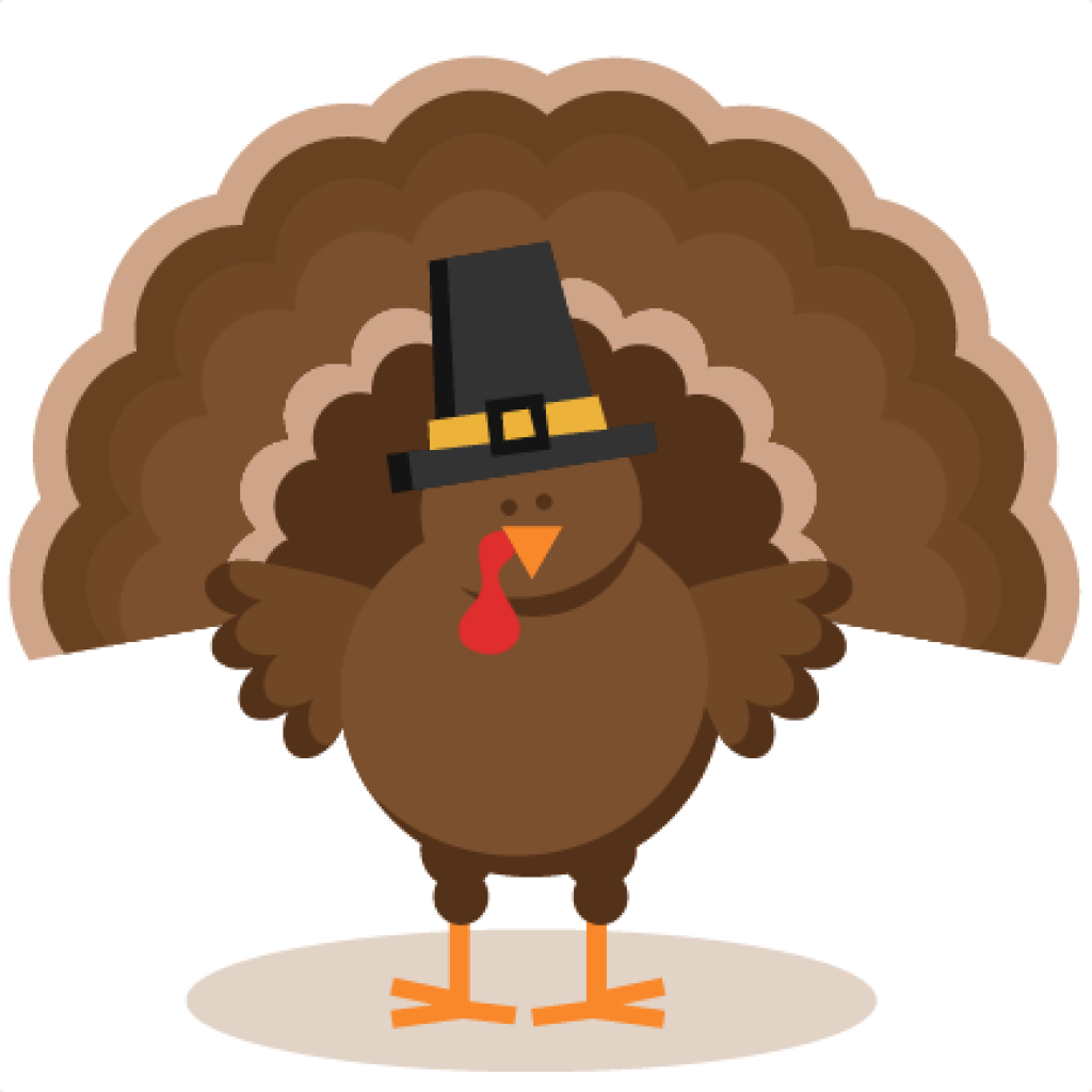 Thanksgiving Turkey Cartoon Clipart PNG Image