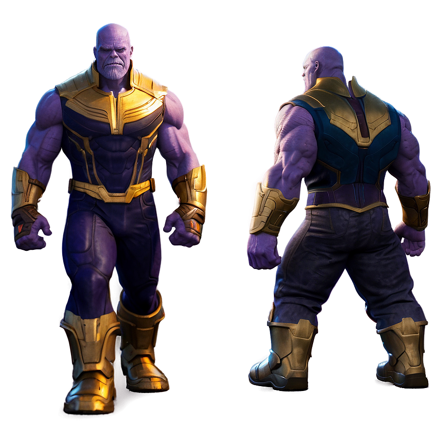 Thanos Powerful Stance Png 05212024 PNG Image