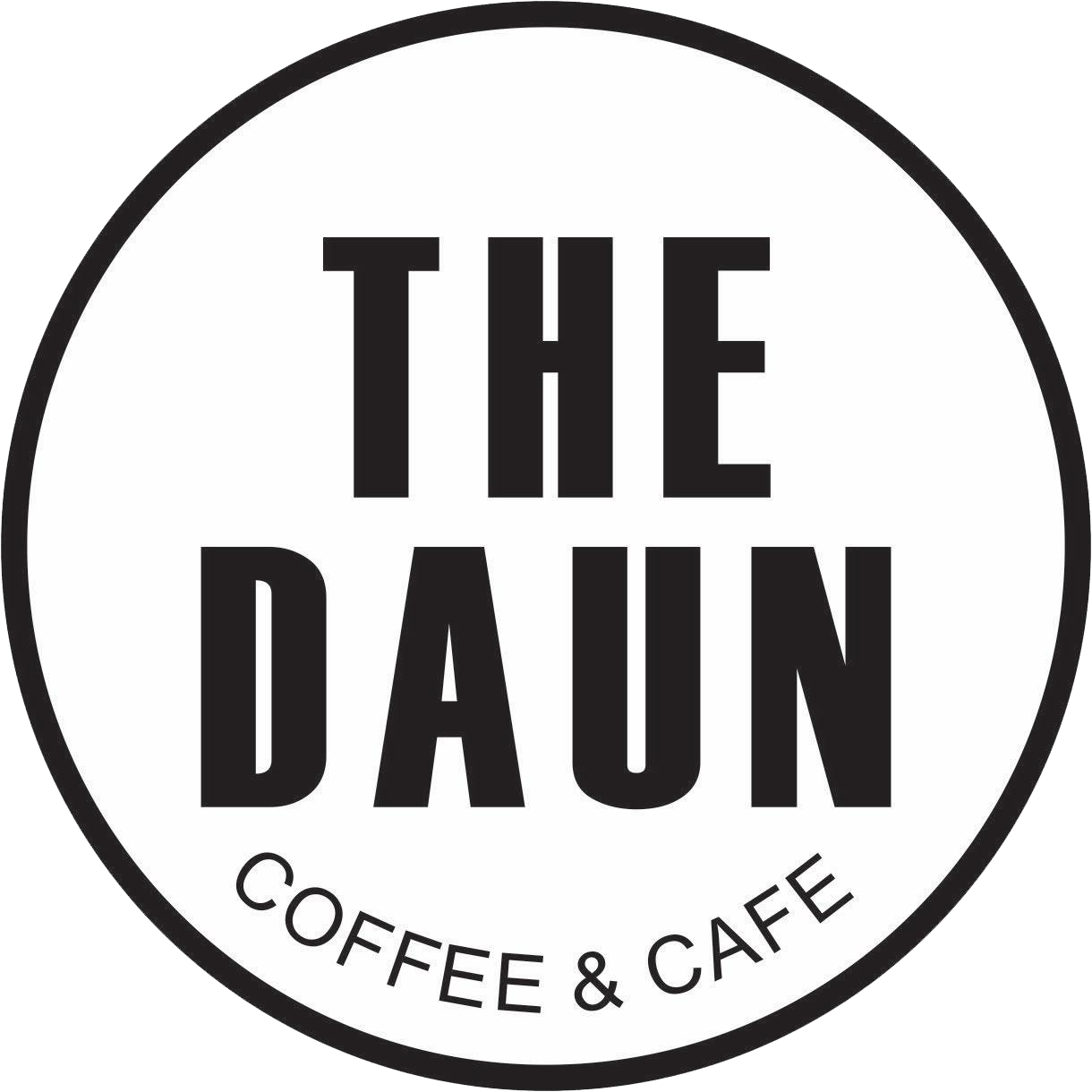 The Daun Coffeeand Cafe Logo PNG Image