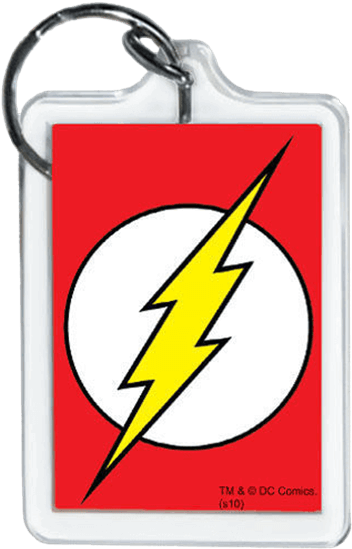 The Flash Logo Keychain PNG Image