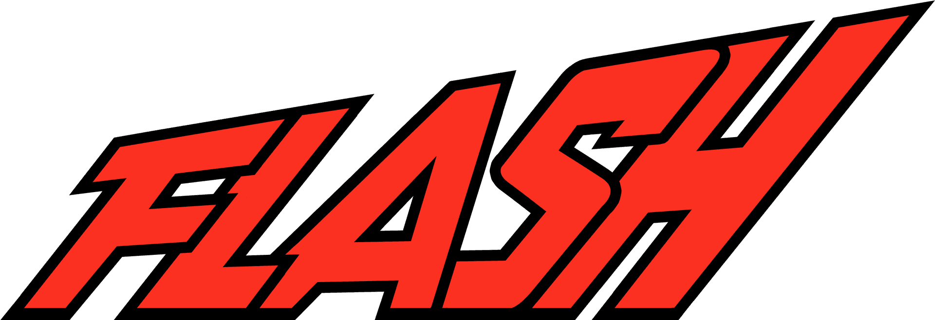 The_ Flash_ Logo_ Red_and_ Black PNG Image