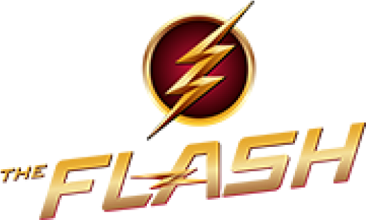 The Flash Logoand Title PNG Image