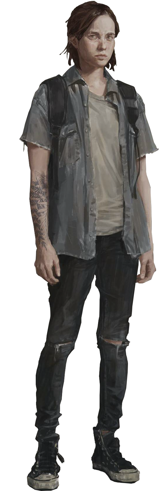 The Lastof Us Character Ellie Standing PNG Image