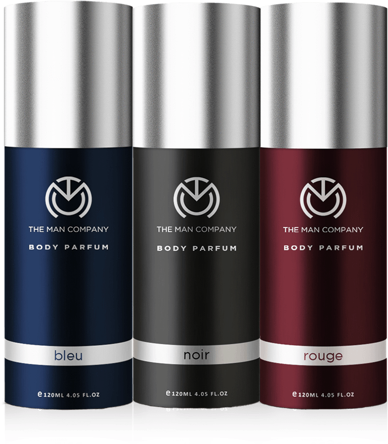 The Man Company Body Parfum Collection PNG Image