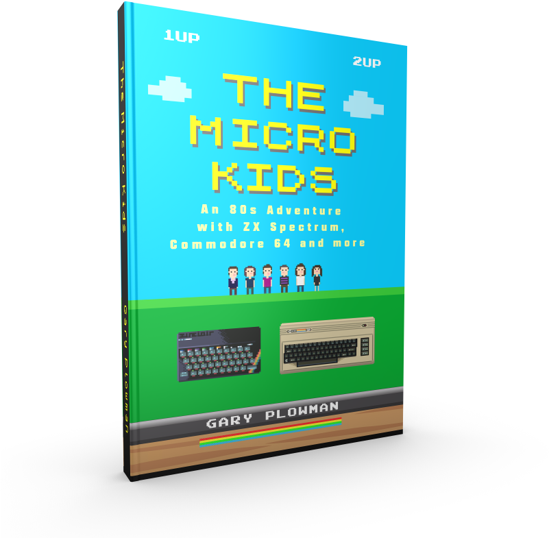 The Micro Kids80s Adventure Book Cover PNG Image