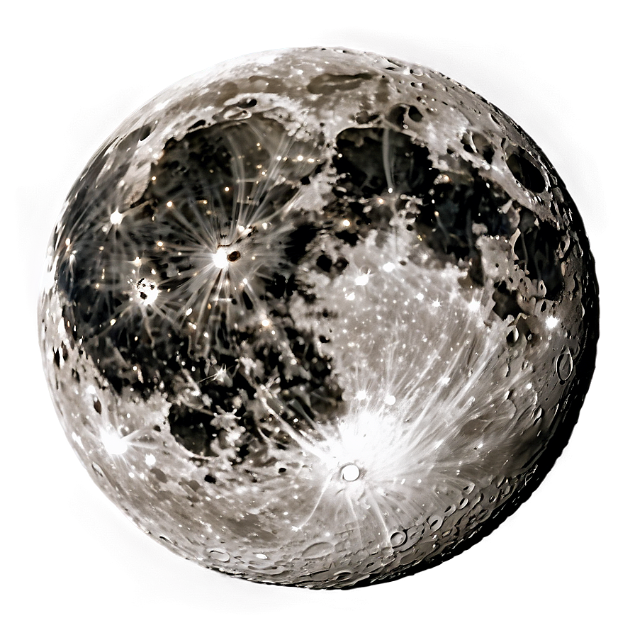 The Moon A PNG Image