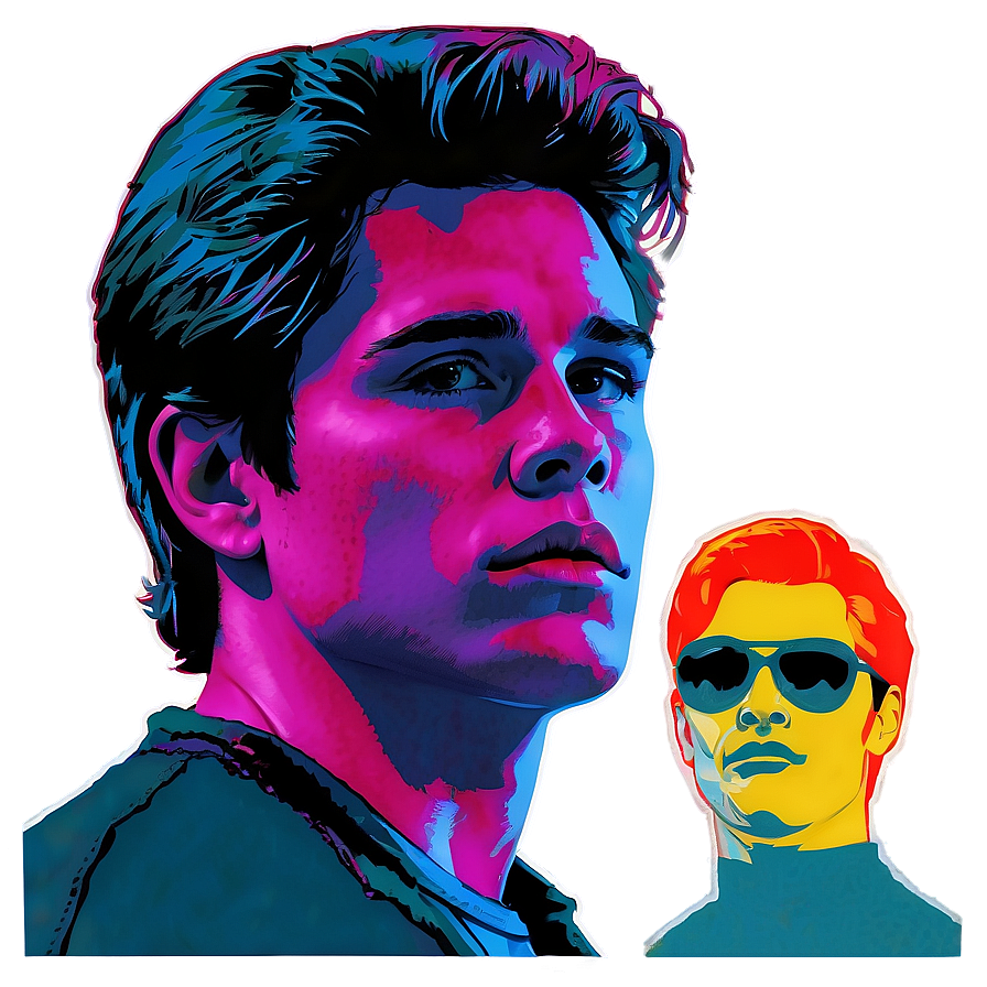 The Outsiders Pop Art Png Oty1 PNG Image