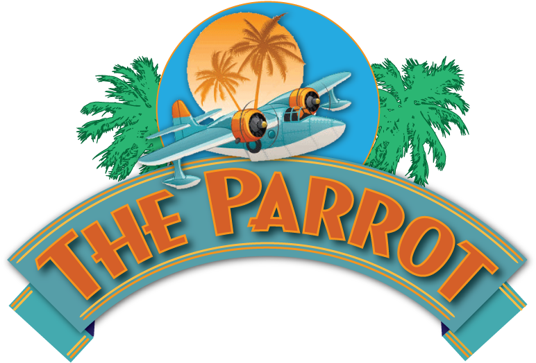 The Parrot Logo Tropical Theme PNG Image