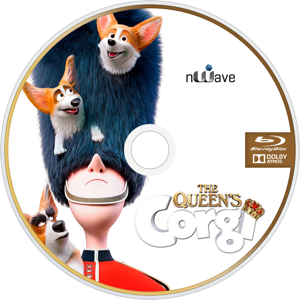 The Queens Corgi Bluray Disc PNG Image