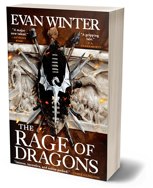 The Rageof Dragons Book Cover PNG Image