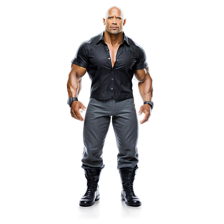 The Rock Action Figure Png Iht25 PNG Image