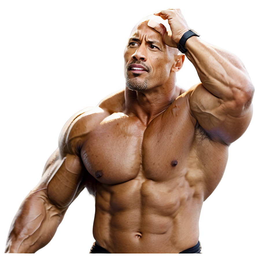 The Rock Bodybuilder Png Dgk PNG Image