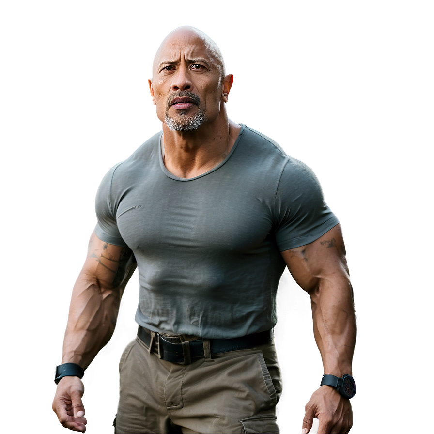 The Rock In Action Scene Png Jqh47 PNG Image