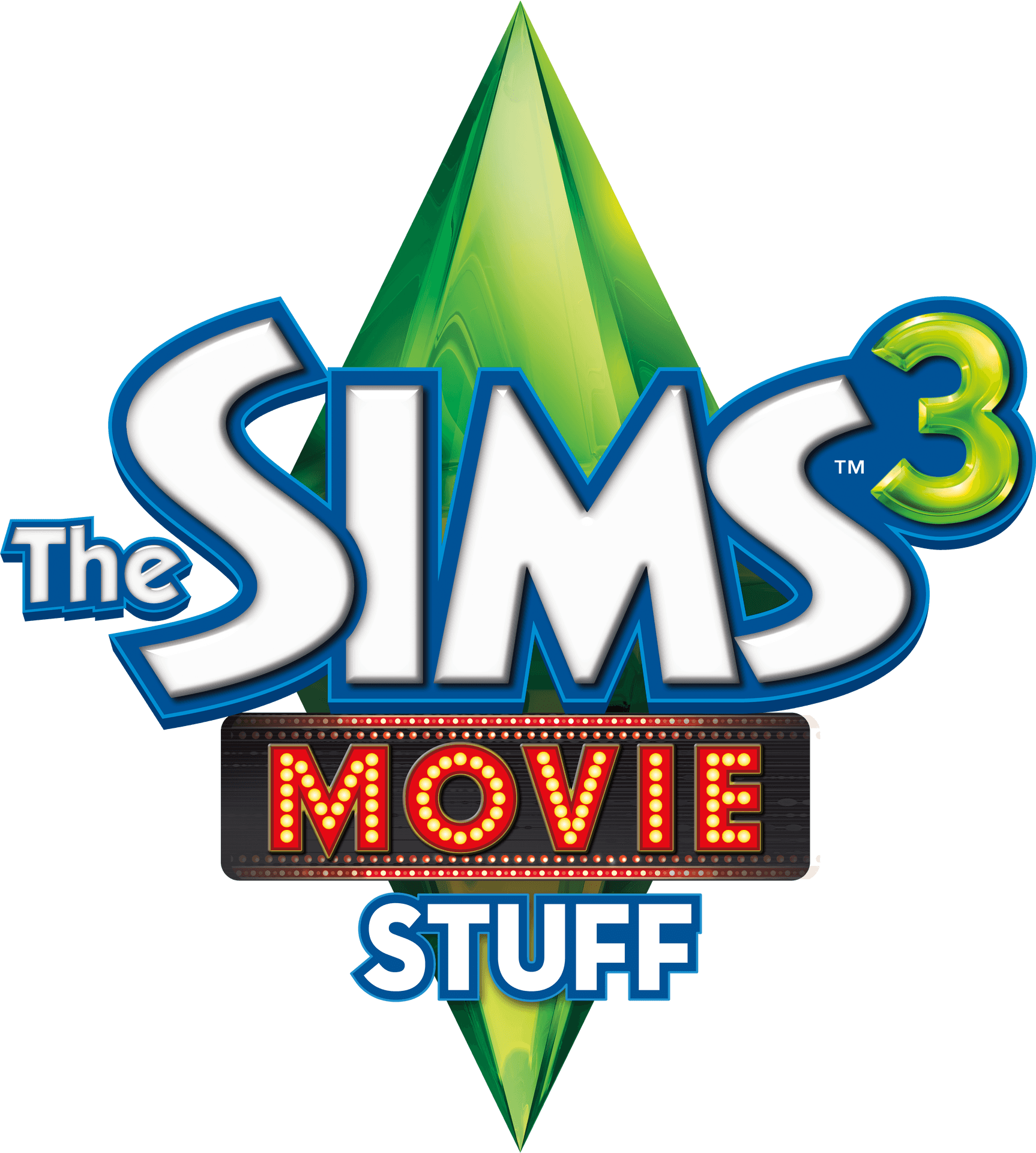 The Sims3 Movie Stuff Pack Logo PNG Image